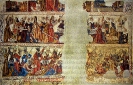 Pinturas murais da catedral de Mondoñedo.